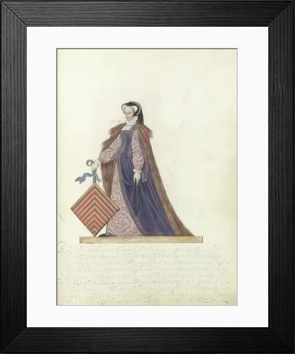 Framed Print : Bertha van Egmond, Lady of Culemborg, c.1600-c.1625. Creator: Nicolaes de Kemp Framed Print : Bertha van Egmond, Lady of Culemborg, c.1600-c.1625. Creator: Nicolaes de Kemp