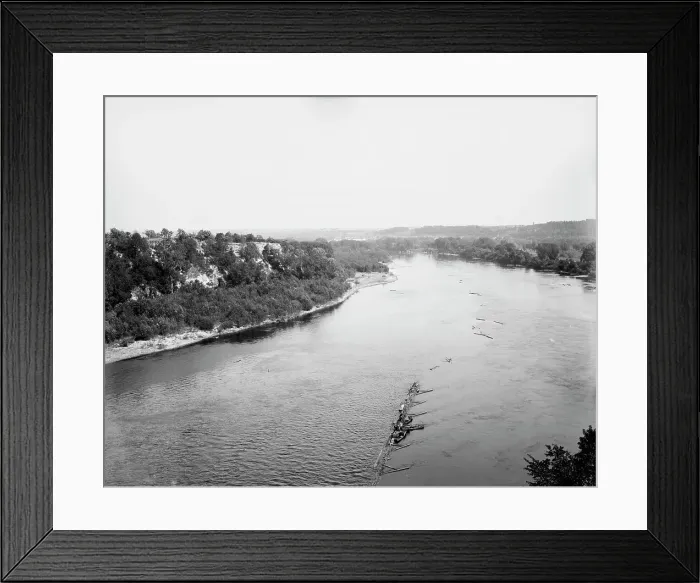 Framed Print : Beaver Dam Lake near Cumberland, Wis. c1898. Creator: Unknown Framed Print : Beaver Dam Lake near Cumberland, Wis. c1898. Creator: Unknown