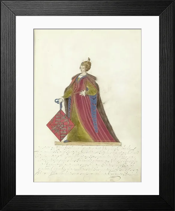 Framed Print : Countess Aleid van Beusichem, c.1600-c.1625. Creator: Nicolaes de Kemp Framed Print : Countess Aleid van Beusichem, c.1600-c.1625. Creator: Nicolaes de Kemp
