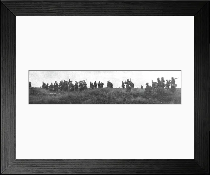 Framed Print : De L'Argonne aux Flandres; Le 29 septembre, second jour de l'offensive belge; la premiere... 1918 Creator: Unknown Framed Print : De L'Argonne aux Flandres; Le 29 septembre, second jour de l'offensive belge; la premiere... 1918 Creator: Unknown