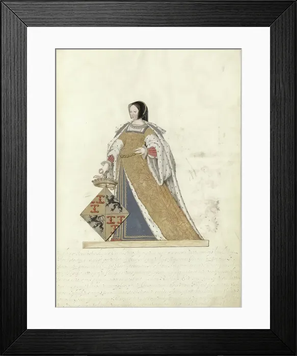 Framed Print : Elisabeth of Culemborg, c.1600-c.1625. Creator: Nicolaes de Kemp