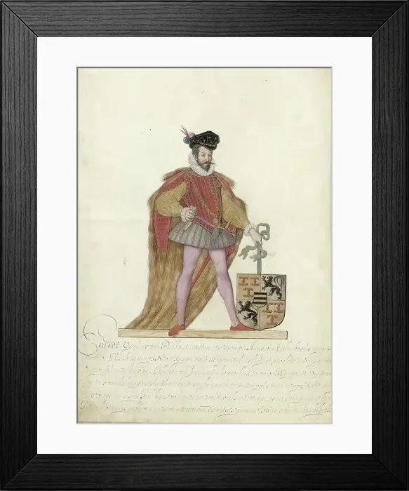 Framed Print : Erard van Pallandt, lord of Culemborg, c.1600-c.1625. Creator: Nicolaes de Kemp Framed Print : Erard van Pallandt, lord of Culemborg, c.1600-c.1625. Creator: Nicolaes de Kemp
