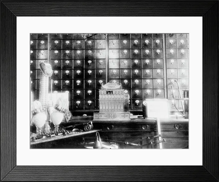 Framed Print : Unidentified hardware store, Ungaria, between 1895 and 1910. Creator: Unknown Framed Print : Unidentified hardware store, Ungaria, between 1895 and 1910. Creator: Unknown