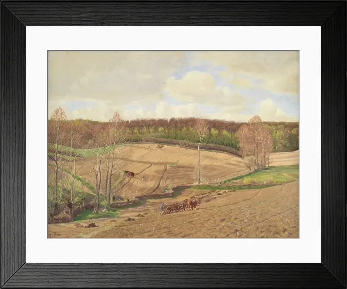 Framed Print : Spring time, 1901. Creator: Fritz Syberg Framed Print : Spring time, 1901. Creator: Fritz Syberg