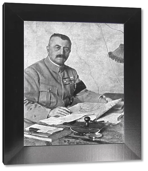La rupture des lignes Bulgares; Le general Franchet d'Esperey, 1918. Creator: Unknown