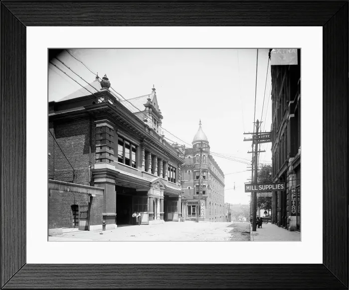 Framed Print : Y.M.C.A. fire & police headquarters, Knoxville, Tenn. between 1900 and 1915. Creator: Byron Company. Y.M.C.A. fire & police headquarters, Knoxville, Tenn. between 1900 and 1915. Creator: Byron Company Framed Print : Y.M.C.A. fire & police headquarters, Knoxville, Tenn. between 1900 and 1915. Creator: Byron Company. Y.M.C.A. fire & police headquarters, Knoxville, Tenn. between 1900 and 1915. Creator: Byron Company