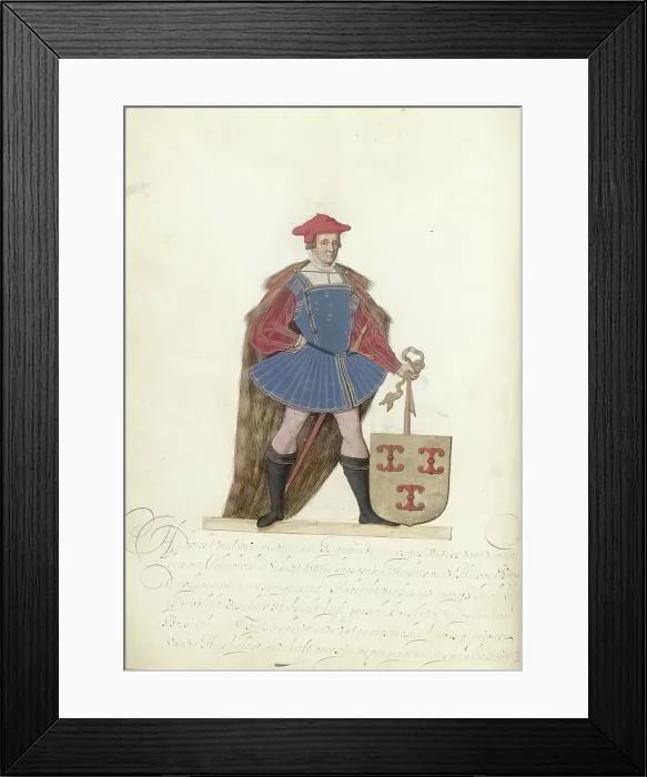 Framed Print : Hubrecht II, Lord of Culemborg, c.1600-c.1625. Creator: Nicolaes de Kemp Framed Print : Hubrecht II, Lord of Culemborg, c.1600-c.1625. Creator: Nicolaes de Kemp