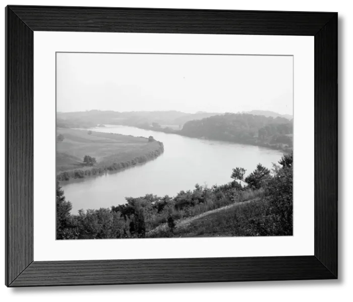 Framed Print : From balcony of country club, Knoxville, Tenn. between 1900 and 1915. Creator: Byron Company Framed Print : From balcony of country club, Knoxville, Tenn. between 1900 and 1915. Creator: Byron Company
