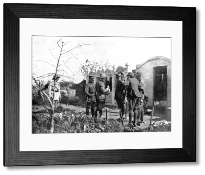 Framed Print : La rupture des lignes Bulgares; Le general Francher d'Esperet visitant un ancien casino'... 1918 Creator: Unknown. La rupture des lignes Bulgares; Le general Francher d'Esperet visitant un ancien casino'... 1918 Creator: Unknown Framed Print : La rupture des lignes Bulgares; Le general Francher d'Esperet visitant un ancien casino'... 1918 Creator: Unknown. La rupture des lignes Bulgares; Le general Francher d'Esperet visitant un ancien casino'... 1918 Creator: Unknown