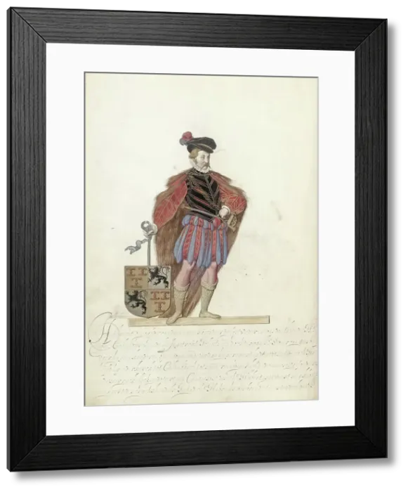 Framed Print : Hubrecht V, Lord of Culemborg, c.1600-c.1625. Creator: Nicolaes de Kemp Framed Print : Hubrecht V, Lord of Culemborg, c.1600-c.1625. Creator: Nicolaes de Kemp