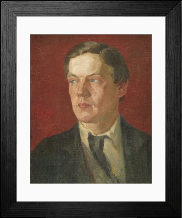 Framed Print : Portrait of Swedish painter Gustaf Wolmar, 1902. Creator: Johan Rohde Framed Print : Portrait of Swedish painter Gustaf Wolmar, 1902. Creator: Johan Rohde