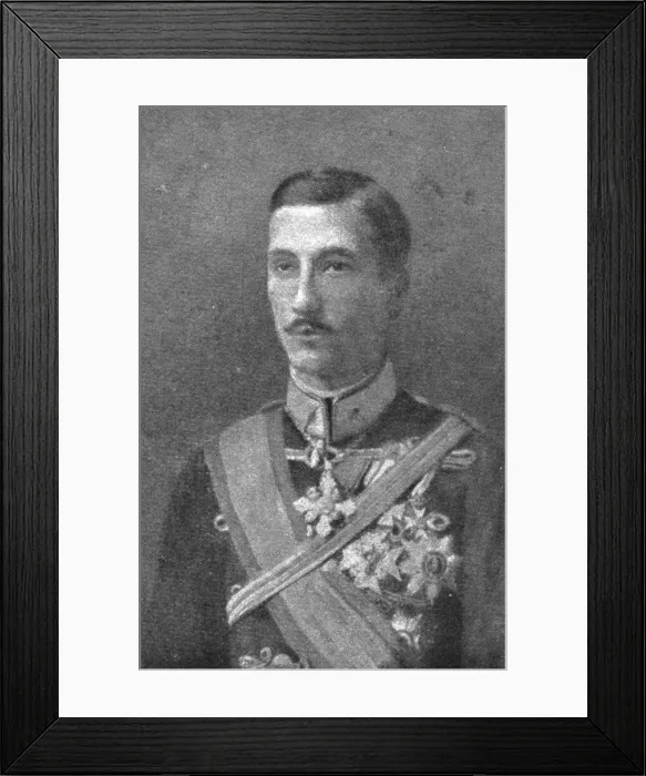 Framed Print : La capitulation Bulgare; Le prince Boris, en faveur de qui son pere, le tsar Ferdinand... 1918. Creator: Unknown Framed Print : La capitulation Bulgare; Le prince Boris, en faveur de qui son pere, le tsar Ferdinand... 1918. Creator: Unknown