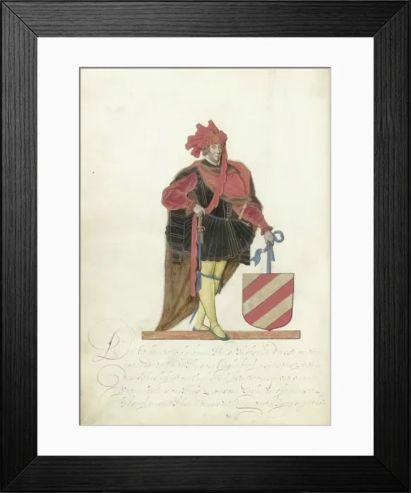 Framed Print : Hubrecht, Lord of Culemborg, c.1600-c.1625. Creator: Nicolaes de Kemp Framed Print : Hubrecht, Lord of Culemborg, c.1600-c.1625. Creator: Nicolaes de Kemp