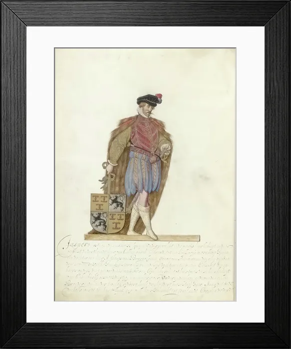 Framed Print : Jasper, lord of Culemborg, c.1600-c.1625. Creator: Nicolaes de Kemp Framed Print : Jasper, lord of Culemborg, c.1600-c.1625. Creator: Nicolaes de Kemp