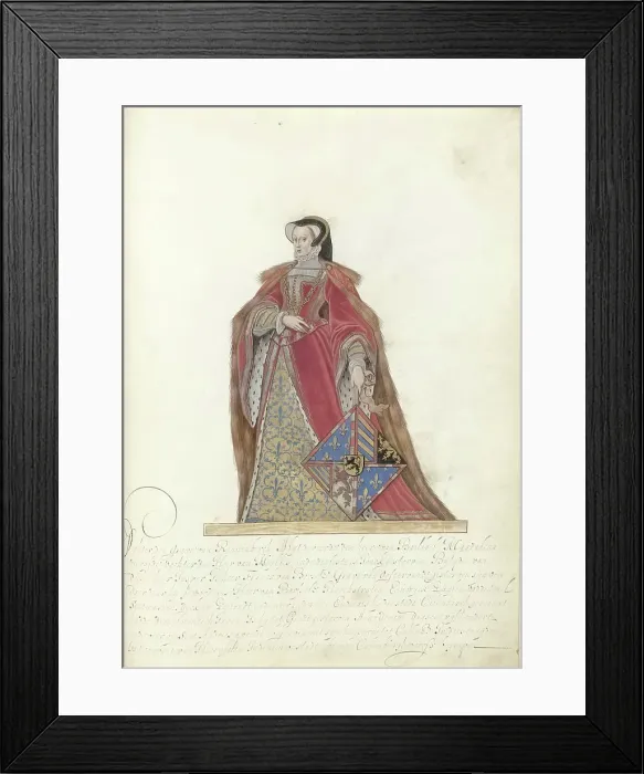 Framed Print : Johanna de Bourgogne, Lady of Culemborg, c.1600-c.1625. Creator: Nicolaes de Kemp Framed Print : Johanna de Bourgogne, Lady of Culemborg, c.1600-c.1625. Creator: Nicolaes de Kemp
