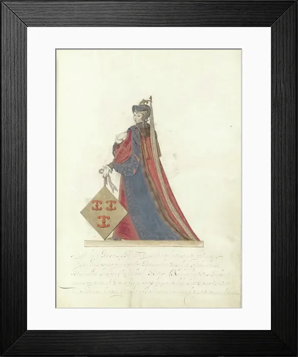 Framed Print : Johanna, Lady of Culemborg, c.1600-c.1625. Creator: Nicolaes de Kemp Framed Print : Johanna, Lady of Culemborg, c.1600-c.1625. Creator: Nicolaes de Kemp