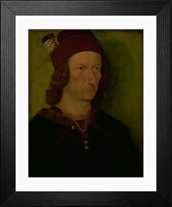 Framed Print : Portrait of a Man, 1472. Creator: Unknown Framed Print : Portrait of a Man, 1472. Creator: Unknown