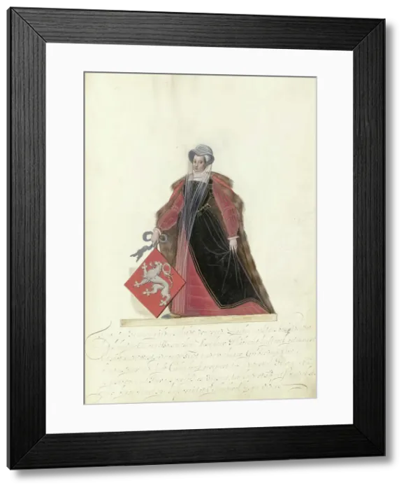 Framed Print : Margaretha van Voorne, Lady of Culemborg, c.1600-c.1625. Creator: Nicolaes de Kemp Framed Print : Margaretha van Voorne, Lady of Culemborg, c.1600-c.1625. Creator: Nicolaes de Kemp