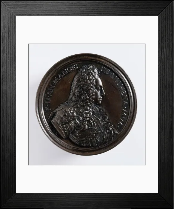 Framed Print : Allegory of the Establishment of Fort Manoel, Valletta (image 1 of 2), c.1725. Creator: Massimiliano Soldani Framed Print : Allegory of the Establishment of Fort Manoel, Valletta (image 1 of 2), c.1725. Creator: Massimiliano Soldani