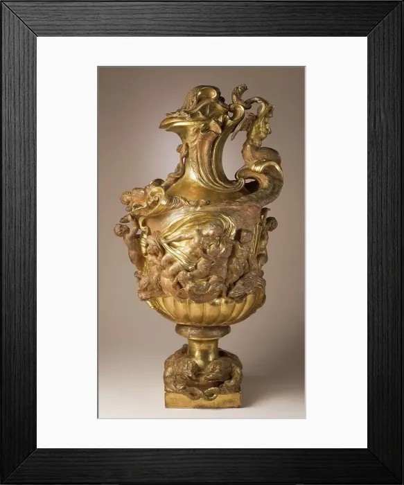 Framed Print : Galatea Vase (image 1 of 5), c.1695. Creator: Massimiliano Soldani Framed Print : Galatea Vase (image 1 of 5), c.1695. Creator: Massimiliano Soldani