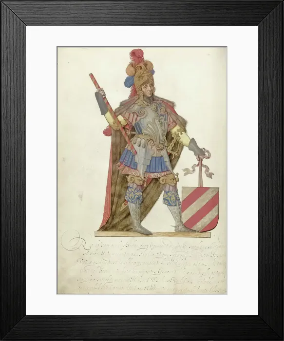 Framed Print : Count Roelof the Great, c.1600-c.1625. Creator: Nicolaes de Kemp Framed Print : Count Roelof the Great, c.1600-c.1625. Creator: Nicolaes de Kemp