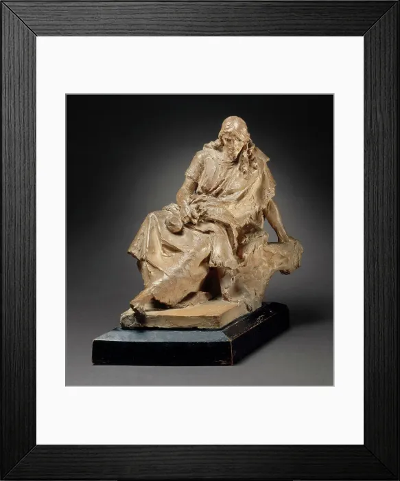 Framed Print : Judas Holding a Rope and a Sack of Gold, c.1890. Creator: Mauro Benini Framed Print : Judas Holding a Rope and a Sack of Gold, c.1890. Creator: Mauro Benini