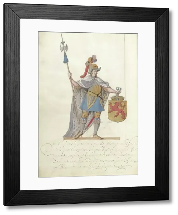 Framed Print : Count Waldger Van Teisterbant, c.1600-c.1625. Creator: Nicolaes de Kemp Framed Print : Count Waldger Van Teisterbant, c.1600-c.1625. Creator: Nicolaes de Kemp