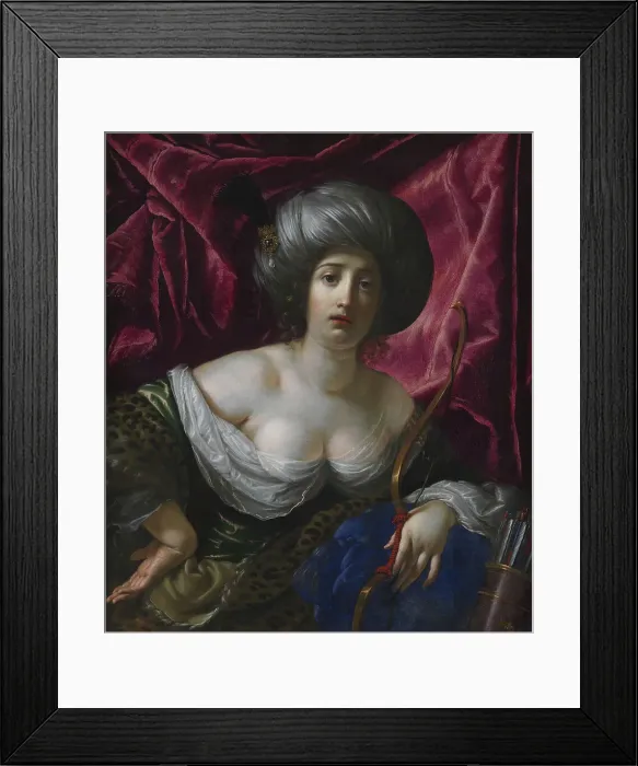 Framed Print : Woman Portrayed as the Goddess Diana, 1639. Creator: Cesare Dandini Framed Print : Woman Portrayed as the Goddess Diana, 1639. Creator: Cesare Dandini