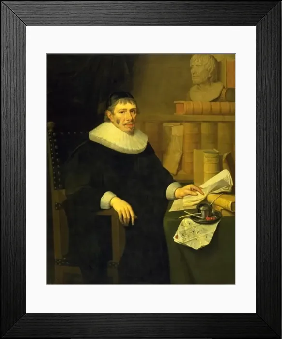 Framed Print : Portrait of the Advocate Cornelis Bosch, 1660. Creator: Arnold van Ravesteyn Framed Print : Portrait of the Advocate Cornelis Bosch, 1660. Creator: Arnold van Ravesteyn