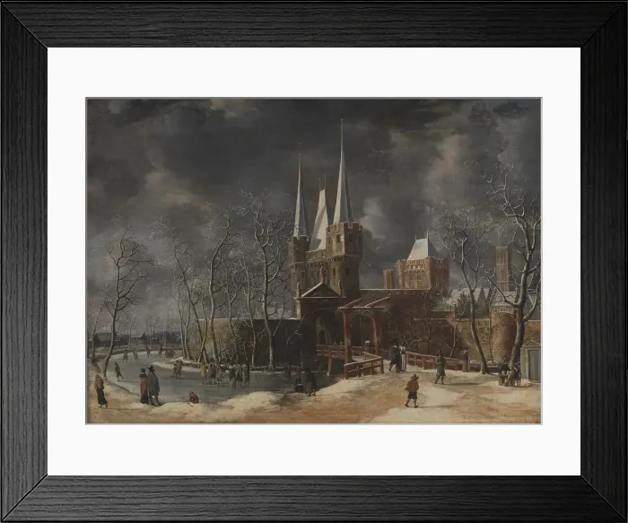 Framed Print : The Luttekepoort in Harderwijk in the Winter, 1664. Creator: Anthonie Beerstraaten Framed Print : The Luttekepoort in Harderwijk in the Winter, 1664. Creator: Anthonie Beerstraaten