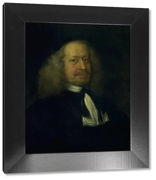 Portrait of Adam Olearius, Librarian to the Court at Gottorp, 1669. Creator: Jurgen Ovens