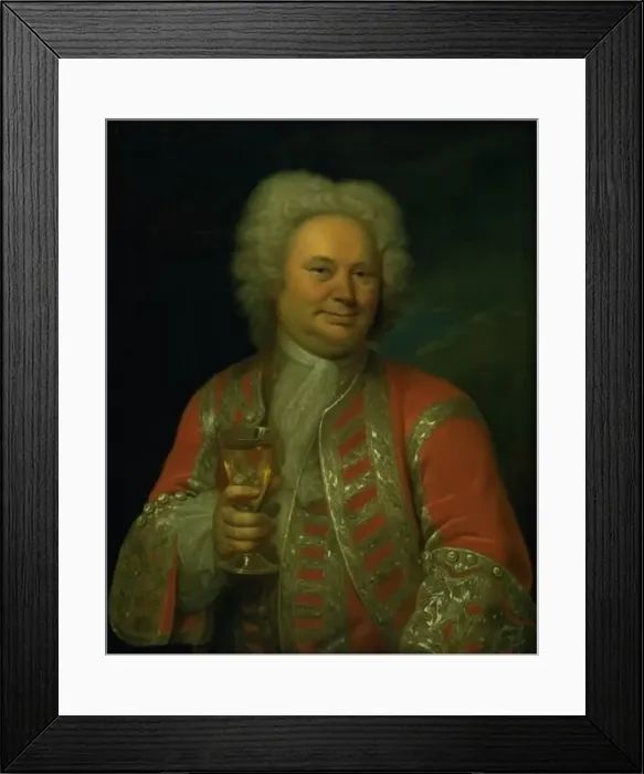 Framed Print : The Court Jester Otto Kyhl, 1727. Creator: Johann Salomon Wahl Framed Print : The Court Jester Otto Kyhl, 1727. Creator: Johann Salomon Wahl