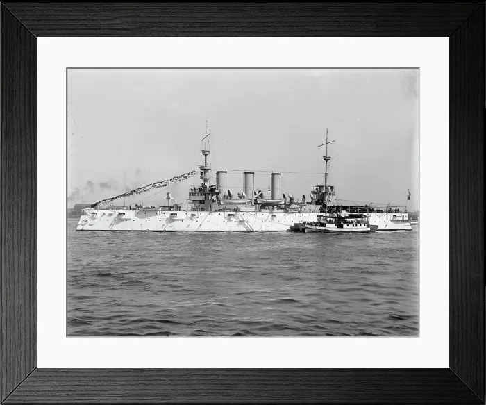 Framed Print : U.S.S. New York, between 1893 and 1901. Creator: William H. Jackson Framed Print : U.S.S. New York, between 1893 and 1901. Creator: William H. Jackson