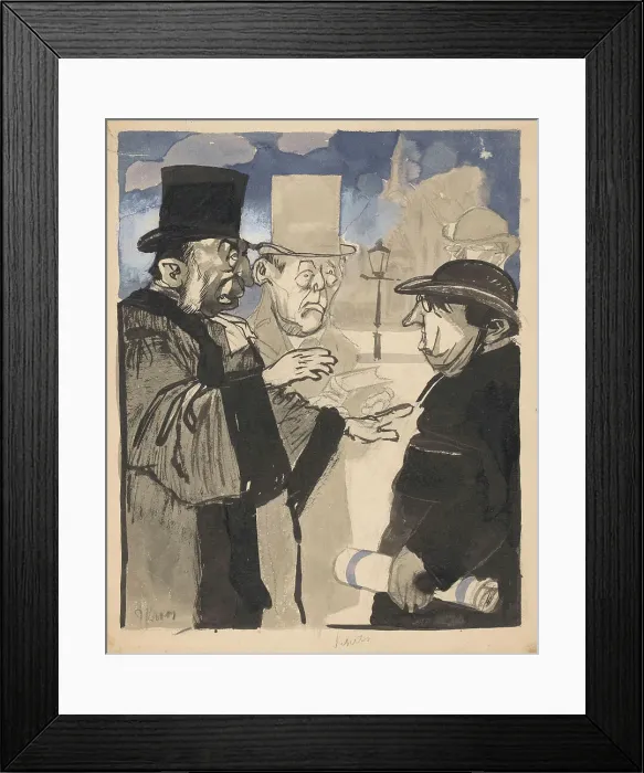 Framed Print : Men on the street, 1920-1930. Creator: Patrick Kroon Framed Print : Men on the street, 1920-1930. Creator: Patrick Kroon