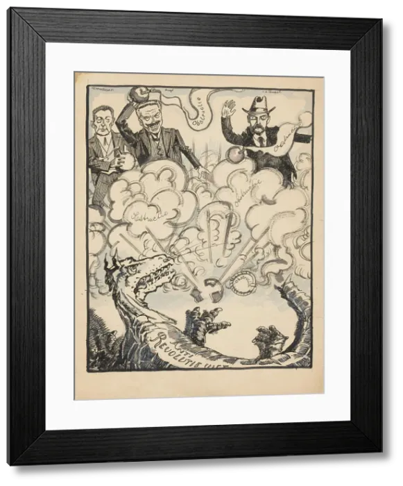 Framed Print : Obstruction against the anti-revolution law, 1920-1930. Creator: Patrick Kroon Framed Print : Obstruction against the anti-revolution law, 1920-1930. Creator: Patrick Kroon