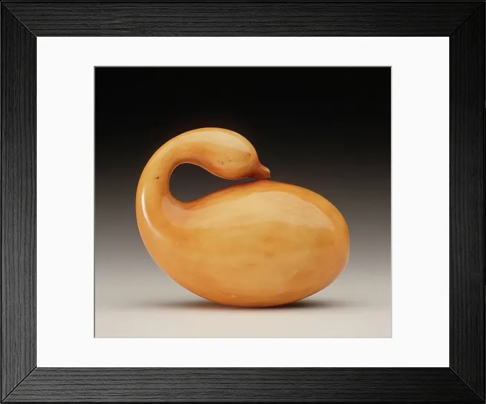 Framed Print : Gooseneck Gourd, Mid-19th century. Creator: Ohara Mitsuhiro Framed Print : Gooseneck Gourd, Mid-19th century. Creator: Ohara Mitsuhiro