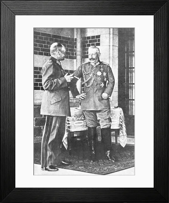Framed Print : L'Allemagne Abattue; Le grand responsible; Guillaume II, au mois de juin 1918... 1918. Creator: Unknown Framed Print : L'Allemagne Abattue; Le grand responsible; Guillaume II, au mois de juin 1918... 1918. Creator: Unknown