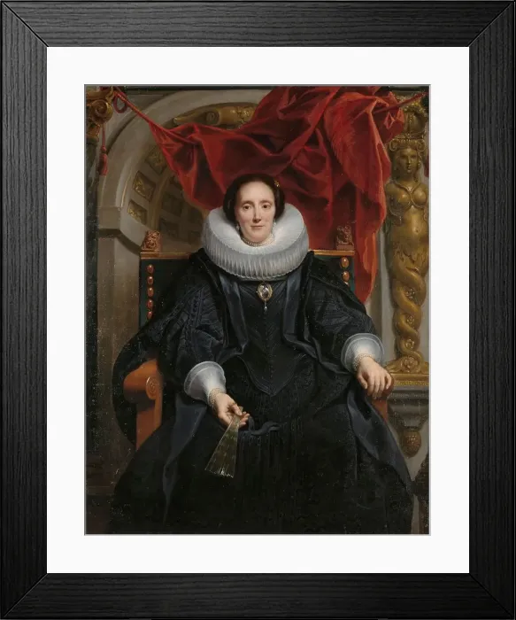 Framed Print : Portraits of Rogier Le Witer and his Wife, Catharina Behaghel, 1635. Creator: Jacob Jordaens Framed Print : Portraits of Rogier Le Witer and his Wife, Catharina Behaghel, 1635. Creator: Jacob Jordaens