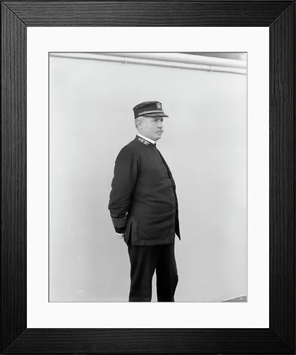 Framed Print : U.S.S. New York, Capt. Chadwick, between 1893 and 1901. Creator: William H. Jackson Framed Print : U.S.S. New York, Capt. Chadwick, between 1893 and 1901. Creator: William H. Jackson