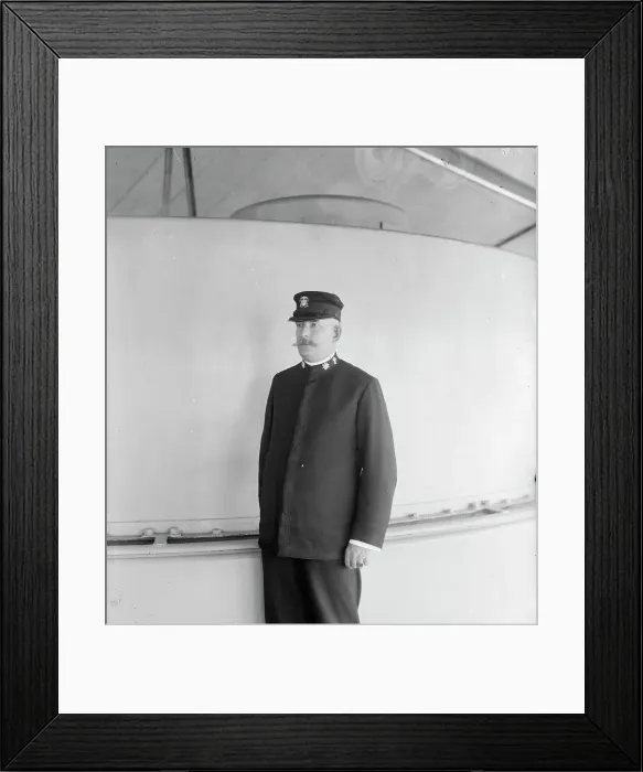 Framed Print : U.S.S. New York, Chaplain Royce, between 1893 and 1901. Creator: William H. Jackson Framed Print : U.S.S. New York, Chaplain Royce, between 1893 and 1901. Creator: William H. Jackson