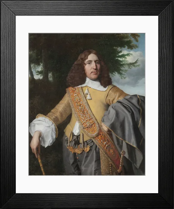 Framed Print : Louis De Geer d.y. 1622-1695, mill owner, 1656. Creator: Bartholomeus van der Helst Framed Print : Louis De Geer d.y. 1622-1695, mill owner, 1656. Creator: Bartholomeus van der Helst