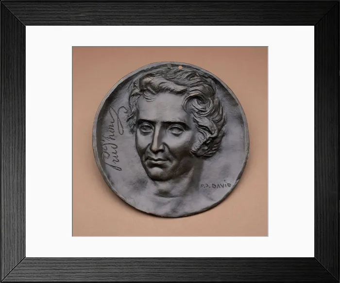 Framed Print : Portrait of Prud'hon, c.1830. Creator: Pierre-Jean David d'Angers Framed Print : Portrait of Prud'hon, c.1830. Creator: Pierre-Jean David d'Angers