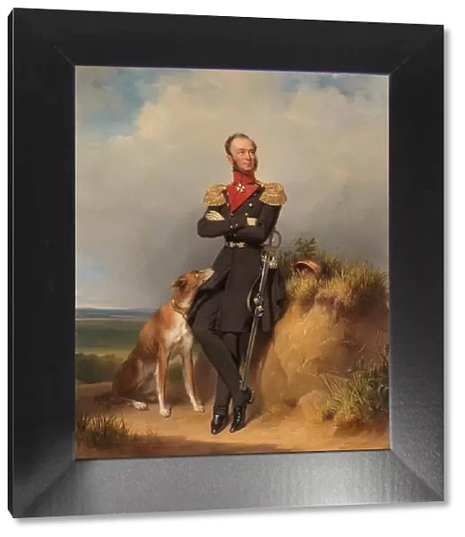 Portrait of William II, King of the Netherlands, 1839. Creator: Jan Adam Kruseman