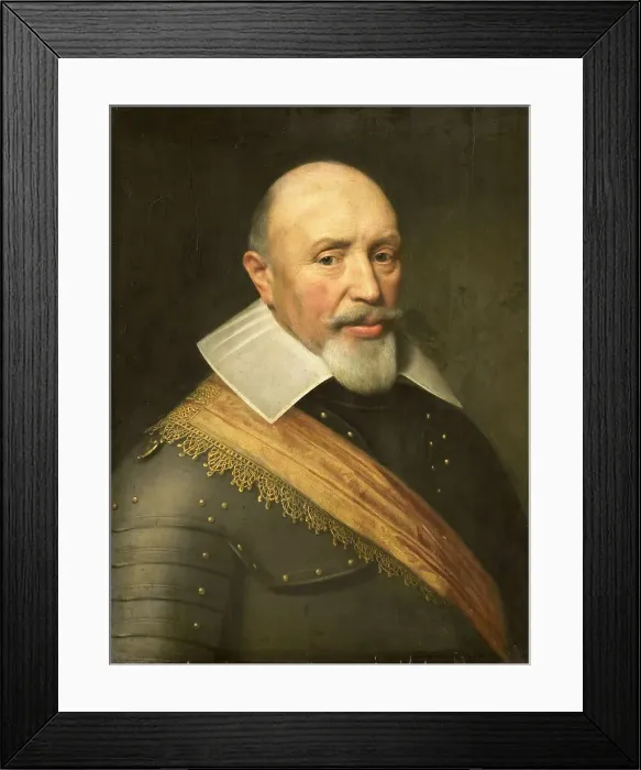 Framed Print : Portrait of an Officer, c.1610-c.1620. Creator: Jan Anthonisz van Ravesteyn Framed Print : Portrait of an Officer, c.1610-c.1620. Creator: Jan Anthonisz van Ravesteyn