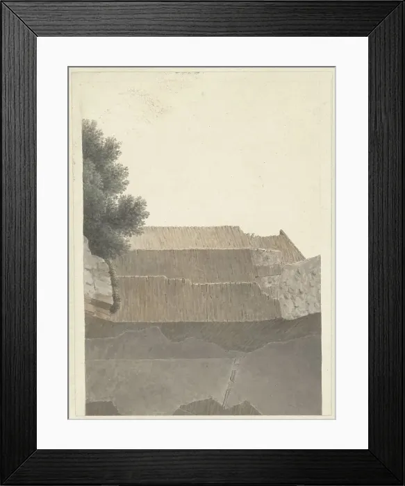 Framed Print : Part of the Vault of the Temple of Minerva Medica in Rome, c.1809-c.1812. Creator: Josephus Augustus Knip Framed Print : Part of the Vault of the Temple of Minerva Medica in Rome, c.1809-c.1812. Creator: Josephus Augustus Knip