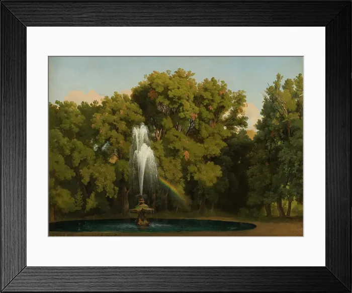 Framed Print : In the Park, Frascati. Study, 1848. Creator: Gustav Wilhelm Palm Framed Print : In the Park, Frascati. Study, 1848. Creator: Gustav Wilhelm Palm