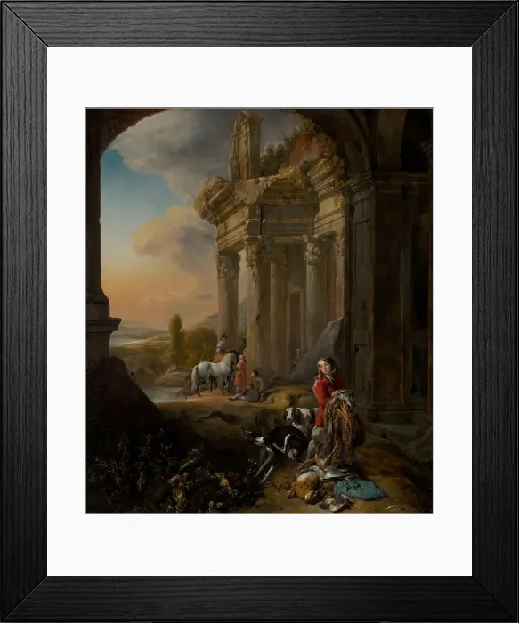 Framed Print : After the Hunt, c.1656. Creator: Jan Baptist Weenix Framed Print : After the Hunt, c.1656. Creator: Jan Baptist Weenix