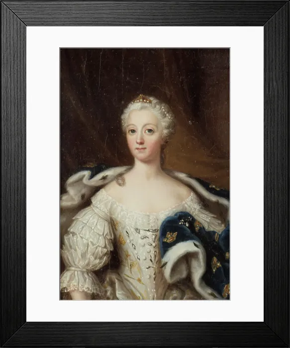 Framed Print : Louisa Ulrika of Prussia (1720-1782), Queen of Sweden, Princess of Prussia, queen... 18th century. Creator: Ulrika Fredrika Pasch Framed Print : Louisa Ulrika of Prussia (1720-1782), Queen of Sweden, Princess of Prussia, queen... 18th century. Creator: Ulrika Fredrika Pasch