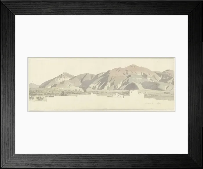 Framed Print : Mount Vesuvius, with Torre Annunziata (?), c.1811. Creator: Josephus Augustus Knip Framed Print : Mount Vesuvius, with Torre Annunziata (?), c.1811. Creator: Josephus Augustus Knip