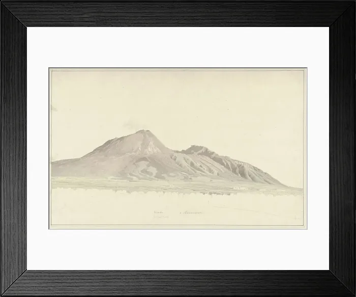 Framed Print : Mount Vesuvius, c.1811. Creator: Josephus Augustus Knip Framed Print : Mount Vesuvius, c.1811. Creator: Josephus Augustus Knip